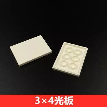 Compatible With Small Particle Assembly Building Block Diy Parts, Accessories, Flat 3 4 Light Panel Moc Spare Parts 1 piece