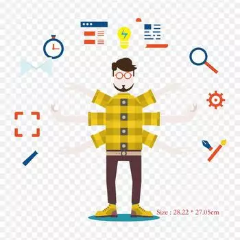 Компетенции Иконка Компетентностно-ориентированная учебная программа Компетенции Утюг на Термотрансферная печать Винил Нашивки Наклейка для одежды DIY Аппликации Стираемые нашивки