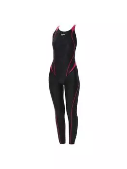 Competitive Swimming Training Swimsuit Comfort Lap Long John Wild Cherry L [Speed] Women s