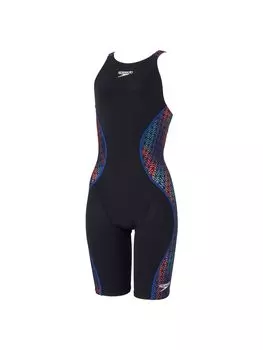 Competitive Swimsuit Pro Hybrid 2 Openback Kneeskin Pro Hybrid 2 Open Back Kneeskin SCW12450F M [Speed] Women s Black/Blue