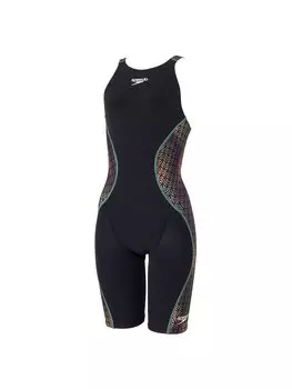 Competitive Swimsuit Pro Hybrid 2 Openback Kneeskin Pro Hybrid 2 Open Back Kneeskin SCW12450F S [Speed] Women s Black/Green