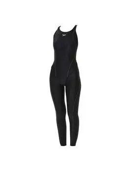 Competitive Training Swimsuit Comfort Lap Long John Black M [Speed] Women s чёрный
