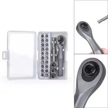 Complete Specifications 25-in-1 Ratchet Screwdriver Home Maintenance 1 set