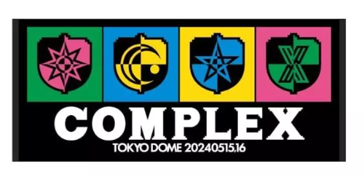 COMPLEX 2024 Nippon Ichishin Koji Kikkawa и Tomoyasu Hotei Лицевое полотенце Мерч [Эмблема]