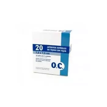 Compresa Sin Tejidos 20 Unidades 7,5 X 7,5 см Oc