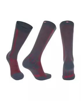 Compression socks cm [DANISH ENDURANCE] Gray/Red 25.0-28.0
