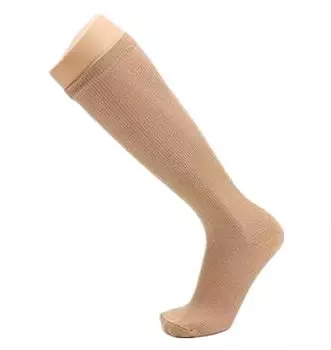Compression socks for beautiful compression socks for long periods of relieves set [Sweetimes] legs, standing, swelling, 2-pair #183 (Beige L/XL)