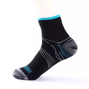 Compression Socks New Summer White Plantar Fascia Compression Stockings Casual Outdoor Sports Pressure Socks YS001-152 S-M