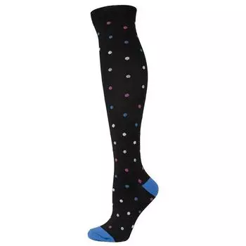 Compression Socks Varicose Veins Pregnancy Edema Knee High Elastic Socks Gym Outdoor Sports Running Fitness Travel Cycling Socks S M