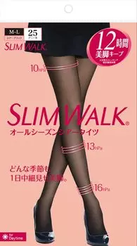 Compression Stockings Slim Walk All Season Sheer Tights Black Compression Stockings Butt Lifting S-M