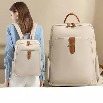 Computer Bag Female Simple Oxford Cloth Backpack Spring and Summer Leisure Travel Backpack