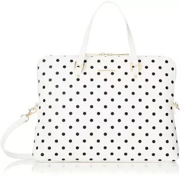 Computer Bag Official Dot Pattern Computer Case Bag S White [Samantha Vega] Case/Computer Women s