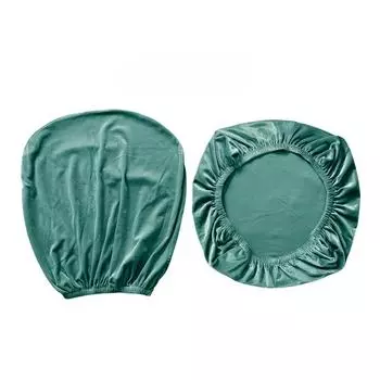 Чехол на компьютерное офисное кресло - защитный чехол из эластичной бархатной ткани, универсальный чехол для рабочего кресла, защитный чехол для вращающегося кресла W48cmX D48cmX H48cm