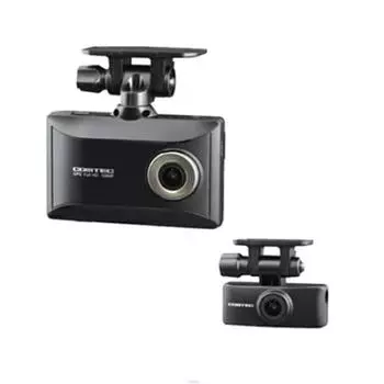 COMTEC HDR965GW передний и задний привод, выполненный в формате microSD, в комплекте кабель для прямой проводки, 2-камерный регистратор, ЖК-дисплей, Япония, 3-летняя гарантия/карта памяти 32 ГБ, чёрный