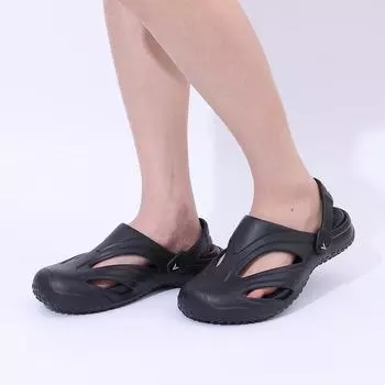 Comwarm Fashion Men Beach Sandals Men s Hole Clogs Sandals Summer Unisex Garden Sandals Arch support Home EVA Bathroom Slippers 36-37 серый