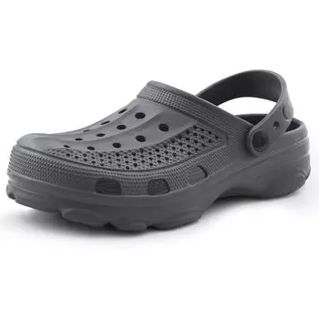 Comwarm Hole Clogs Sandals For Men Classic Non-Slips Breathable Slippers Comfy Casual Outdoor Beach Shoes Fashion Cozy Men Clogs 38 чёрный