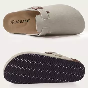 Comwarm мужские классические пробковые тапочки-сабо женские летние нескользящие пляжные сандалии удобные мюли на мягкой подошве модные туфли-картошки 36