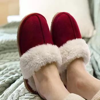 Comwarm пушистые зимние тапочки для женщин Furry Fuzzy Домашняя обувь Домашние плюшевые тапочки из искусственного меха Домашние теплые удобные бесшумные туфли на плоской подошве 38-39 хаки