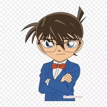 Conan Edogawa Ai Haibara, железные нашивки для DIY, теплопередача, одежда, футболка, термонаклейки, декоративная печать