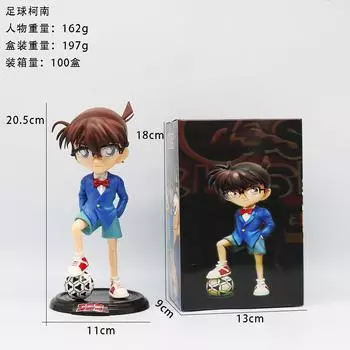 Conan Football Pvc Action Figure Model With Gift Packaging For Enthusiasts Anime Conan Football Box
