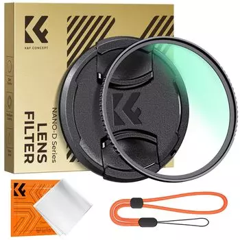 Concept 49mm MCUV Filter Lens Protection Filter with Lens Cap High Transmittance 24 Layer Coating UV Protection Optical Glass Thin Frame Lens