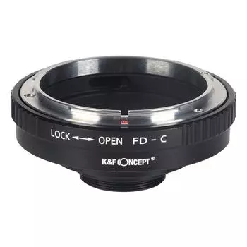 Concept Lens Mount Adapter FD mount lens C mount K&F KF-FDC (Canon conversion)