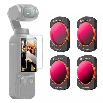 Concept Magnetic Filter for DJI OSMO Pocket 3 Magnetic adsorption Convenient installation 2 functions in 1 Light reduction adjustment Reflection