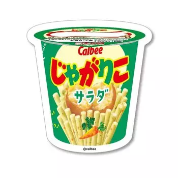 Concise Sticker Sweets Sticker Calbee Jagariko Salad 573272