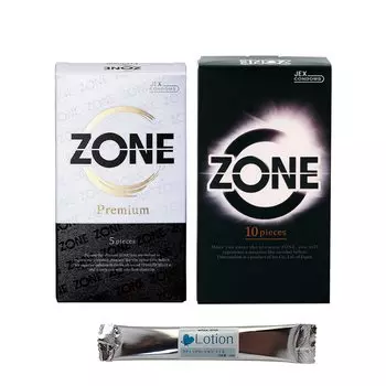Condom ZONE Premium ZONE 2 box set Latex raw sensation jelly Gex skin rubber condom stick лосьон set Condom condom skin condom (5 кусков) (10