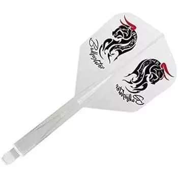 CONDOR AXE Bulladorer Jose Darts Flight Condor Axe Bulladorer Jose de Sousa Player Модель Small L(33,5 мм) чистый