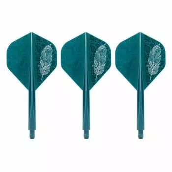 CONDOR AXE Doodle Feather STD M Blue Green Darts Flight Condor Axe Doodle Feather Модель игрока Shiori Sato