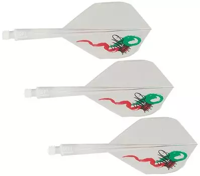 CONDOR AXE RED CROWN Standard S Clear Jose Marques Condor Axe Red Crown Jose Marquez Player Model Darts Flight чистый
