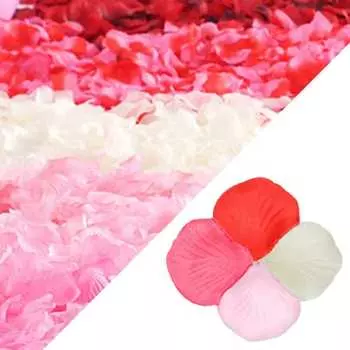 Confetti Petals 2000 Pieces Flower Shower Cherry Blossom Snowflake Rose Artificial Flowers Proposal Decoration Wedding Wedding After-Party Birthday Ce