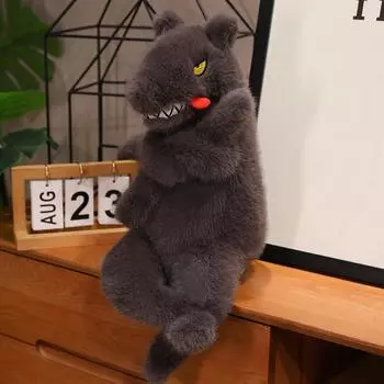 Confidence Series Plush Fox Wolf Crocodile Cartoon Cute Doll Super Soft Animal Toys Bed Room Decor Christmas Presents for Boys about 25cm