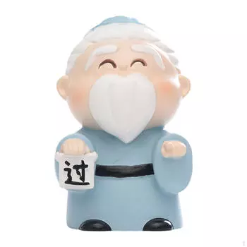 Confucius Miniature Figure for Home Decor And Office Display Style A