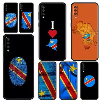 Congo flag Phone Case For Samsung A24 A12 A14 A32 A50 A70 A20E A20S A10S A22 A30 A40 A34 A54 A42 A52 5G A02S A04s Cover Samsung A10