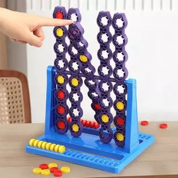Connect 4 Spin Game Four In A Row Вращающаяся шахматная доска для 2 игроков Настольные игры для семьи и детей Забавная настольная игра Головоломка Игрушки для детей Подарок