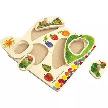 Consel Wooden Puzzle with Knob The Very Hungry Caterpillar CC9950
