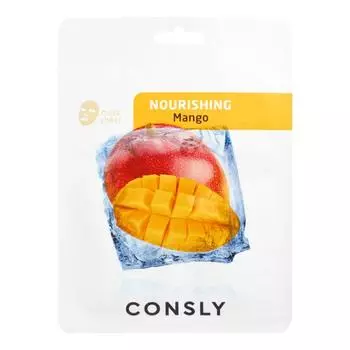 CONSLY Mango Nourishing Mask Pack Питательная тканевая маска с экстрактом манго