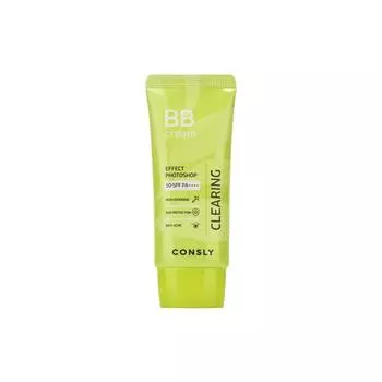 Consly PHOTOSHOP Tea tree + Witch hazel Clearing BB cream Матирующий ББ- крем с эффектом фотошопа SPF50/PA++++ Натуральный бежевый 50мл