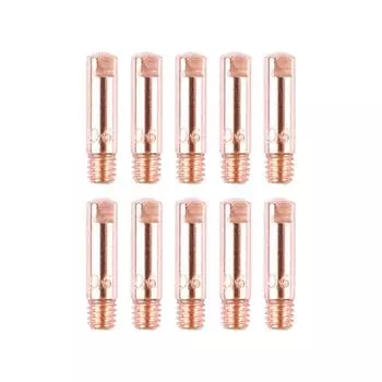 Contact Tip Nozzles Copper M6 Thread Welding Nozzles 0.6/0.8/0.9/1.0/1.2mm 0.6mm