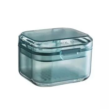 Container Orthodontic Retainer Sealed Oral Dental Storage Case Denture Bath Box False Teeth Storage Box Teeth Braces Box