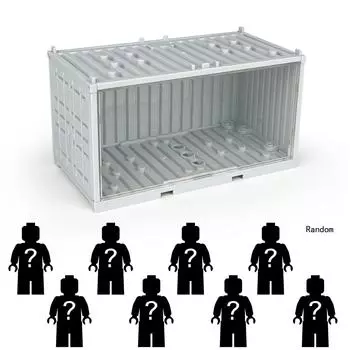 Container Package H-17 Swat Meigao Small Particle Military Doll Children S Assembled Building Block Toy