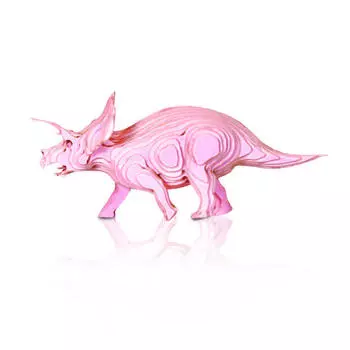 Contamo 3D Paper Трехмерный пазл Trikeratops Nano Korea 3d Puzzle