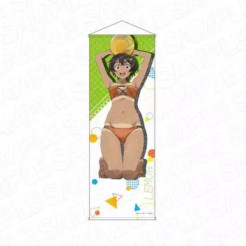 Content Seed TV Anime Many Losing Extra Large Tapestry Grilled Salt Lemon Swimsuit Approximately H1700 x W600mm Made of Suede Too Heroines! Ver.