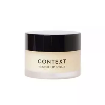 Context Skin Rescue Lip Scrub - Сахарный скраб для питания, основного ухода, восстановления, мягкости губ, органического масла, ультраувлажнения, очень сухого увлажняющего средства