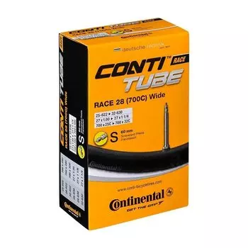 Continental Presta Tube Black Race28 Wide Presta набор из 2 штук 70025-32C (60мм) [Элемент]
