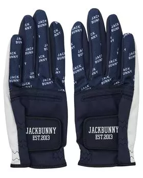 Continuing standard product gloves both Golf gloves SS [Jack Bunny] Women s (for hands/brand logo) / / 262-5985212 120_Navy (17~18cm)
