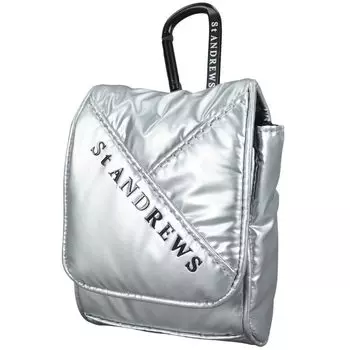 Continuing standard product Scope case Golf measuring instrument FR [St. Andrews] [Metallic series] (with carabiner) / / 042-4984352 160_Silver