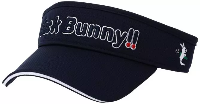 Continuing standard product Sun visor Hat Golf FR [Jack Bunny] (Brand logo/size adjustable) / / 262-4987103 120_Navy
